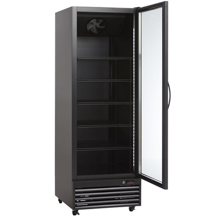 Szafa chłodnicza przeszklona SD726BE | czarna | 498l