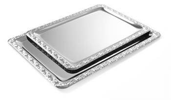 Tray with decorative rim, rectangular 530x325mm, GN 1/1 HENDI 807804