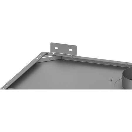 Okap skrzyniowy, skręcany, Gredil, 1010x1000x400 mm STALGAST 619010