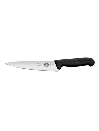 Victorinox Fibrox Kitchen Knife, wide blade, 19 cm, black HENDI 5.2003.19