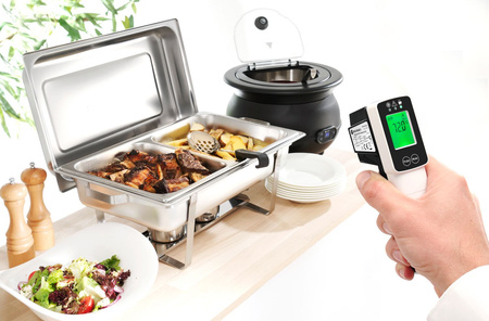 Termometr cyfrowy HACCP na podczerwień z sondą HENDI 271254