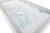 Eiscreme-Spender | Eiscreme-Vitrine | Konservator | Retro | 8 Tuben | runde Schalen | 1283x670x895 mm | GELATO POZETTI 8