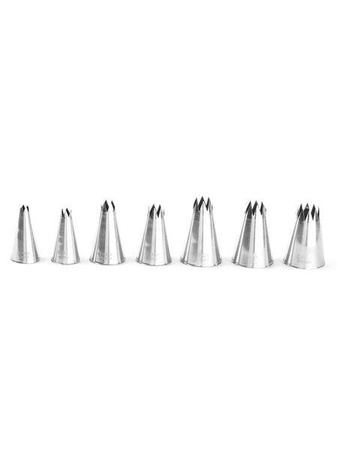 Crimped sleeve tips, steel - set of 7pcs HENDI 551714