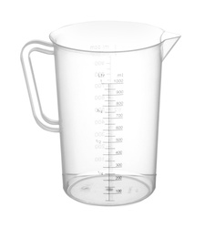 Miarka z polipropylenu z podziałką - 1l HENDI 567203