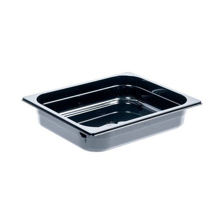 Polycarbonate container, black, GN 1/2, H 65 mm 152061 STALGAST