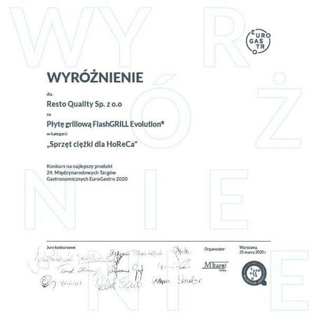 Płyta grillowa elektryczna | energooszczędna | nastawna | podwójna | gładka | Zernike | GE8070L1C