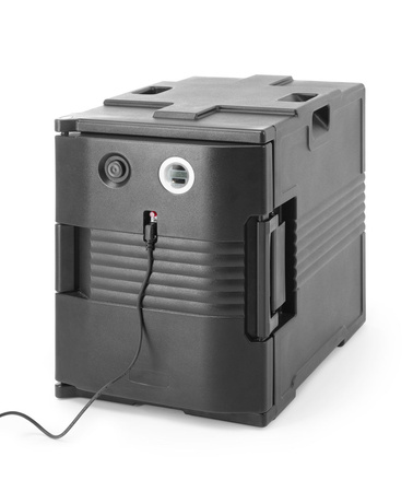 Pojemnik termoizolacyjny z funkcją podgrzewania - cateringowy 2xGN HENDI 707692