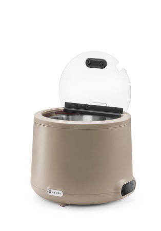 Kociołek do zupy HENDI UNIQ, HENDI, 8L, Taupe, 220-240V/500W, ⌀365x(H)325mm 860557