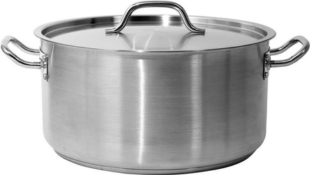 36x18CM 18,3L Edelstahltopf mit Deckel | YG-00044