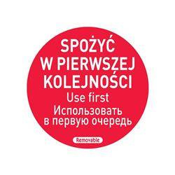 Naklejki Food Safety - Spożyć w pierwszej kolejności HENDI 850152