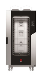 Piec konwekcyjno - parowy Millennial Black Mask GASTRO 20 x GN  1/1 gazowy z bezpośrednim natryskiem,  sterowany elektronicznie HENDI MKF2011GBM