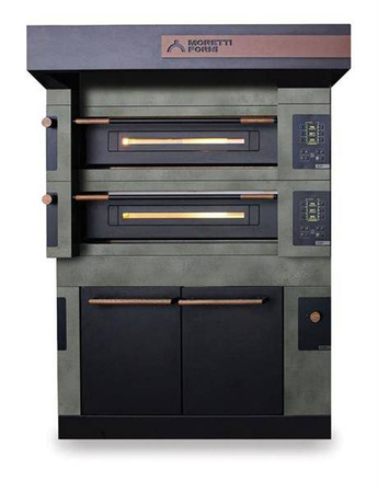 Piec dwukomorowy S105 Icon z okapem i komorą rozrostu H=900mm