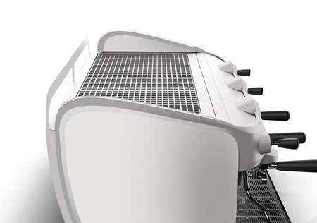 Ekspres kolbowy 3-grupowy | Black Moon 3GR White | kolor biały | 5 kW