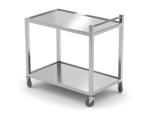 Wózek kelnerski dwupółkowy, o wym. 800x500x850 mm HENDI 816691