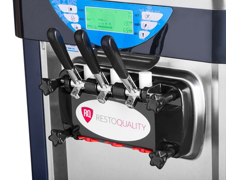 Maszyna do lodów włoskich | automat do lodów soft | 2 smaki + mix | nocne chłodzenie | niebieska | 2x6l | RESTO QUALITY RQ208C-B