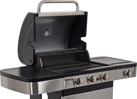 GAS GRILL 3+1 STAINLESS STEEL 11,5KW | YG-20002