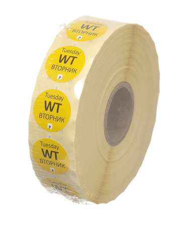 Naklejki Food Safety, jednorazowe - wtorek HENDI 850015