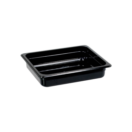 Polycarbonate container, black, GN 1/2, H 65 mm STALGAST 152062