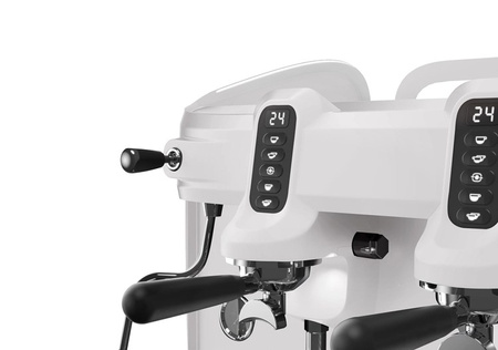 Ekspres kolbowy 2-grupowy | Black Moon 2GR White | kolor biały | 4 kW