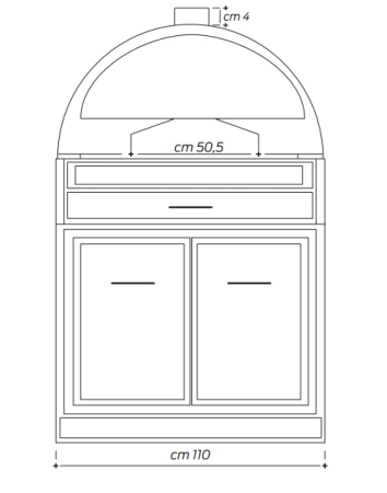 Włoski elektryczny piec do pizzy neapolitańskiej IZZO FORNI IZ6 Pearl White