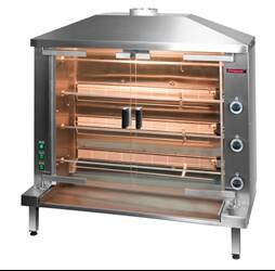 Rożen gazowy obrotowy 24 kurczaki, 16,2kW 000.OGZ-24NC Kromet