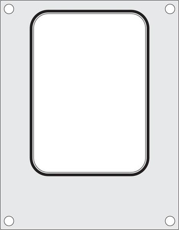Matrix for CAS CDS-01 sealing machine for tray without division 187x137 m HENDI 805435