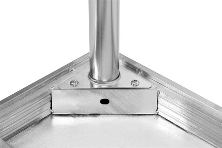 SKŁADANY STÓŁ PRZYŚCIENNY Z PÓŁKĄ 1600x600xH850+100MM | YG-09025