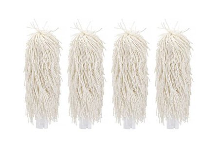 Zestaw szczotek do polerki do szkła – 2 szt., HENDI, Średnie, biały, 210x25mm 230138