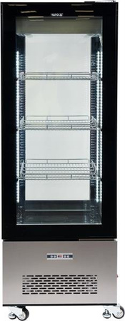 WITRYNA CHŁODNICZA 400L 65x65x190 CZARNA | YG-05068