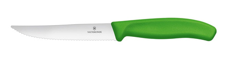 Victorinox Swis Classic Nóż do pizzy, ząbkowany, ostry czubek, zielony HENDI 6.7936.12L4