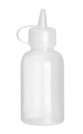 Mini dyspenser do sosów - zestaw 4 szt., 0,05L, transparentny, o35x(H)100mm  557990