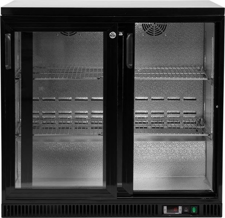 WITRYNA CHŁODNICZA DO BUTELEK 2 DRZWI PRZESUWANE