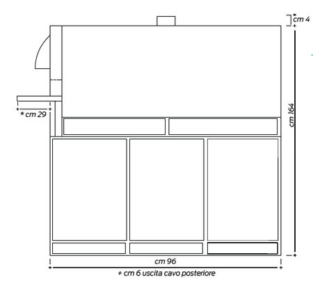 Profesjonalny Piec do Pizzy Neapolitańskiej Izzo Forni IZ2 Jungle Green