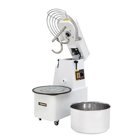 Spiral mixer 50l with lifting head and removable bowl, with 2 HENDI 222942