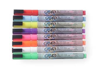 Whiteboard Marker Satz mit 8 Stück. - schmale Spitze HENDI 664278