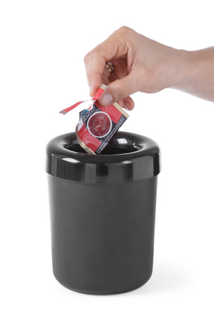 Śmietniczka stołowa/Pojemnik na sztućce - czarny HENDI 421574