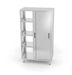 Szafa przelotowa z drzwiami suwanymi - skręcana, o wym. 800x700x( HENDI 812402