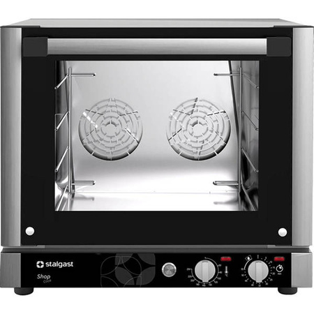 Convection oven with humidification, STALGAST ShopCook, manual, 4x430x340/4xGN 2/3, P 3.1 kW STALGAST 912058