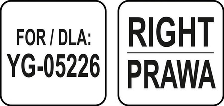 PROWADNICA PRAWA DO PÓŁKI | YG-05424