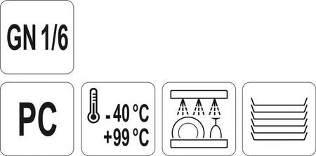 OCIEKACZ DO GN 1/6 PC | YG-00464