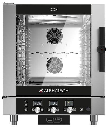 Gas-Kombidämpfer ICGT071E | 7x GN 1/1 | 7x 600x400 | Alphatech by Lainox | elektronische Steuerung