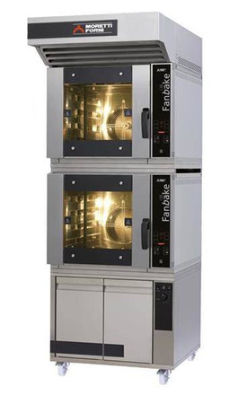 Electric convection oven with humidification F45 chamber