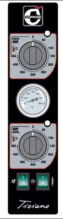 Piec do pizzy elektryczny Cuppone Tiziano | jednokomorowy | 2x30 | TZ230/1M