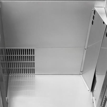 Szafa mroźnicza ze stali nierdzewnej na nóżkach, Frost, GN 2/1, V 460 l STALGAST 835627
