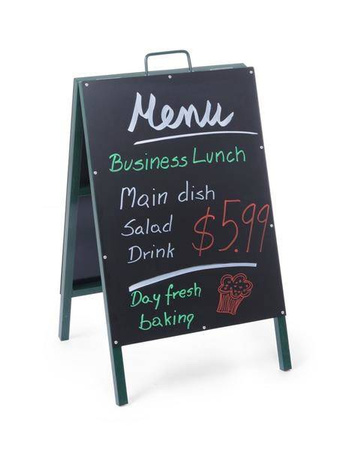 Freestanding menu board 500x850 mm HENDI 664117