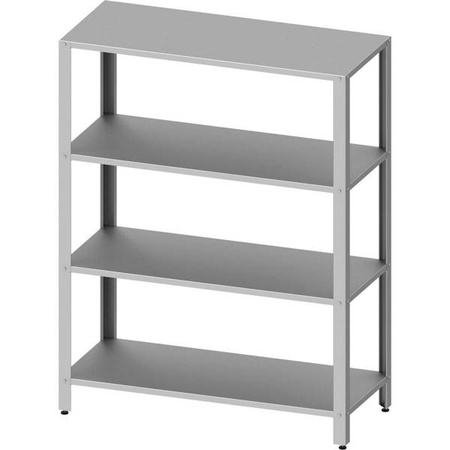 Regał magazynowy,półki pełne 1200x600x1800 skręcany STALGAST 951886120