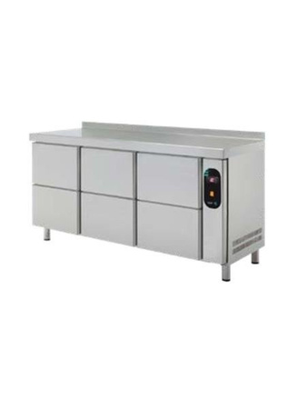 Stół chłodniczy bez agregatu z szufladami 700 mm GN 1/1 ESSENZIAL LINE ETP-7-147-06 R D