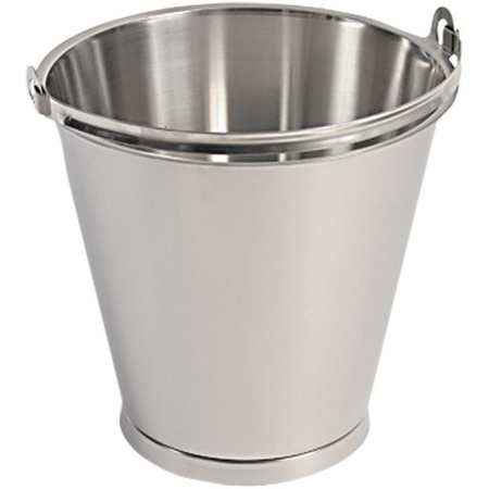 Steel bucket with ring, Premium, O 290 mm, V 12 l 092121 STALGAST