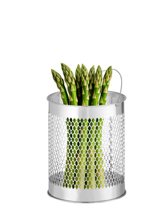 Garnek do szparagów XL - średnica 16cm x 28 cm (h) HENDI 833100