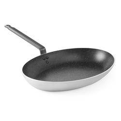 Aluminum oval pan with marble non-stick coating - HENDI 627716